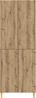 vidaXL Schrankset 2 pcs Artisan-Eiche Holzwerkstoff 3416708 Bild 4