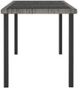 vidaXL Garten-Esstisch Grau 180x70x73 cm Poly Rattan 315119 Bild 3