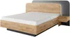 Vente-unique - DESADO Bett Holz, Platte GrauBeige - B 208,8 cm x H 115,6 cm x L 245,2 cm Bild 5