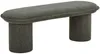 Vente-unique - ELAMIU Sitzbank Stoff Grün - B 44 cm x H 42 cm x L 122 cm Bild 3
