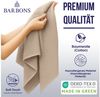 BARBONS Handtücher Set – 8-tlg Handtuch Set 50 x 100 cm für Badezimmer, Gäste & Alltag, (8-St), Walkfrottee, 100% Baumwolle, saugstark, weich Bild 2