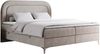 Boxspringbett, Schlafzimmerbett, Bettkasten - EIRA -180 x 200 cm - Beige Stoff - H3 Bild 4