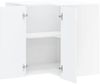 vidaXL Küchen-Eckhängeschrank Kalmar Hochglanz-Weiß Holzwerkstoff 853619 Bild 5