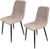 HTI-Living Polsterstuhl Esszimmerstuhl Mesa Eco Samt Rosa (Set, 2 St), 4-Fußstuhl Velvet Bild 3