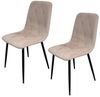 HTI-Living Polsterstuhl Esszimmerstuhl Mesa Eco Samt Rosa (Set, 2 St), 4-Fußstuhl Velvet Bild 2