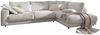 KAWOLA Sofa MADELINE Ecksofa Cord hellgrau Recamiere rechts 86 x 224 x 325 cm Bild 3