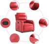 vidaXL Relaxsessel Rot Kunstleder 373491 Bild 5