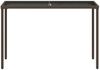 vidaXL Gartentisch mit Glasplatte Braun 115x54x74 cm Poly Rattan 365074 Bild 4