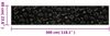 vidaXL Küchenteppich Waschbar Morgen Schwarz 60x300 cm Samt 4005586 Bild 5