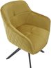 Armlehnstuhl >Emma/Edith< (2er-Set) in gold - 59x82x62 (BxHxT) Bild 4