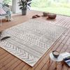In- & Outdoor Wendeteppich Biri Grau Creme - 80x150x0,5cm Bild 2