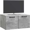 vidaXL Wandmontierter TV-Schrank Betongrau 59,5 x 41 x 30 cm 899018 Bild 2
