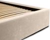 Polsterbett Doppelbett Bett AMADA 180x200cm in Stoff Ditra Hellbeige Bild 4