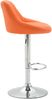 2er Set Barhocker Lazio Kunstleder, orange Bild 3