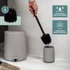Bad-Accessoires Set TESERO 2tlg. bestehend aus 1x WC-Garnitur, 1x Kosmetikeimer aus Kunststoff in Taupe Bild 4