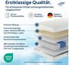 Taschenfederkernmatratze 7-Zonen Federkernmatratze mit Latex, Premium Latex-Matratze, Langlebig, AM Qualitätsmatratzen, 24 cm hoch, 80x200 cm Bild 2