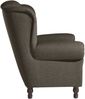 Ohrenbackensessel Katreen Bezug Flachgewebe Buche nussbaum dunkel / braun 22802 Bild 3