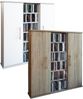 VCM CD / DVD Media Regal Santo 45029 Sonoma-Eiche (Sägerau) H. 92 x B. 86 x T. 18 cm Bild 4