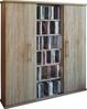 VCM CD / DVD Media Regal Santo 45029 Sonoma-Eiche (Sägerau) H. 92 x B. 86 x T. 18 cm Bild 2