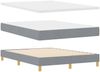 vidaXL Boxspringbett mit Kissen Hellgrau 140 x 200 cm Stoff 3338923 Bild 5