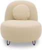 Gartenlounge Sessel Bratomila 78x46x78 mit Outdoorbezug in beige Bild 5