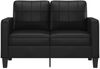 vidaXL 2-Sitzer-Sofa Schwarz 120 cm Kunstleder 359112 Bild 3