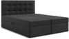 AX LIVING Stauraum Boxspringbett Schwarz 180x200 cm ohne Topper Galata Doppelbett Bild 2