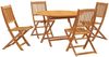 vidaXL 5-tlg. Garten-Essgruppe Massivholz Akazie 3203353 Bild 2