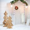 LED Weihnachtsbaum, Holz Kiefer, IP44, H 47,5 cm Bild 4