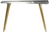 vidaXL Schreibtisch Vintage Flieger Flugzeug Stil, silber/ natur, 120 x 60 x 76 cm Bild 3