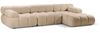 Micadoni Modulares Ecksofa Bellis 4-Sitzer Rechts Boucle Rolf Sand Bild 2