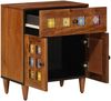 vidaXL Nachttisch Braun 50 x 33 x 60 cm Massivholz Mango 4018235 Bild 3