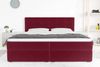 99rooms Bonvito Boxspringbett Rot Velours KRONOS Taschen-Federung 160x200 cm Bild 4