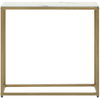 Konsolentisch weiß / gold Marmor Optik DELANO Bild 4