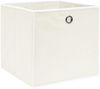 vidaXL Aufbewahrungsboxen 10 Stk. Weiß 32x32x32 cm Stoff 288351 Bild 2