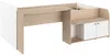 Vente-unique - MIVONA Bett Holz, Platte BeigeWeiß - B 203 cm x H 75,2 cm x L 136 cm Bild 3