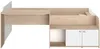 Vente-unique - MIVONA Bett Holz, Platte BeigeWeiß - B 203 cm x H 75,2 cm x L 136 cm Bild 4