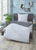 biberna 0636047 Mako-Satin Bettwäsche PUNKTE - MIX & MATCH, blau, 1x 155x220 cm + 1x 80x80 cm Bild 4