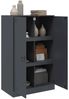 Sideboard, Kommode Anthrazit 67x39x107 cm Stahl j927p Bild 4