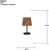 LED Solar-Tischleuchte ,Cesta', Wasserhyazinthe-Optik, Dämmerungssensor, 48cm Bild 3