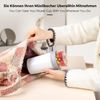 Müslibecher to Go 760ml+230ml Joghurtbecher mit Löffel White Bild 4