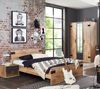 Jugendzimmer Liverpool 3 teilig in Plankeneiche und Graphit Sparset mit Kleiderschrank, 140er Bett und Nachttisch - MD111010 Bild 5