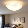 2er Set, LED Deckenleuchte, Glas, Opal gemustert, D 25 cm Bild 2