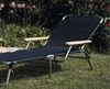 Dreibeinliege Amigo aus Aluminium mit Armlehne, Taupe Bild 5