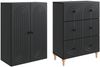 vidaXL Schrankset 2 pcs 66 x 34,5 x 90 cm Holzwerkstoff 3416458 Bild 3
