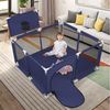 JEOBEST Laufstall Laufstall Baby 126x66cm Laufgitter baby Kinder laufgitter, Sicherer Spielbereich - mit Basketball-Netz und 50 Ozeanbälle Bild 4