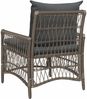 vidaXL Gartenstuhl mit Kissen Grau 73 x 61 x 77 cm Poly-Rattan 42006219 Bild 4