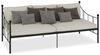 Tagesbett-Rahmen Schwarz Metall 90×200 cm [284669] Bild 2