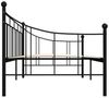 Tagesbett-Rahmen Schwarz Metall 90×200 cm [284669] Bild 5