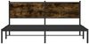 vidaXL Metallbett ohne Matratze Räuchereiche 180x200 cm 4007671 Bild 5
